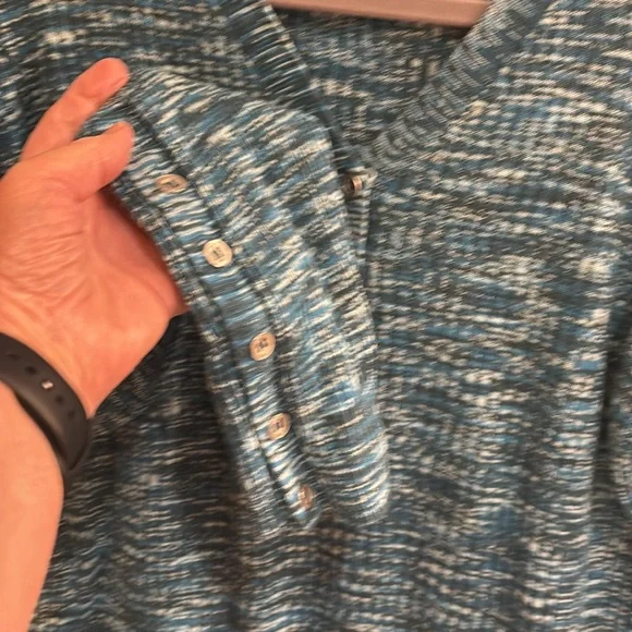 Sundance space dyed Sweater with Button Detail - Picture 3 of 3